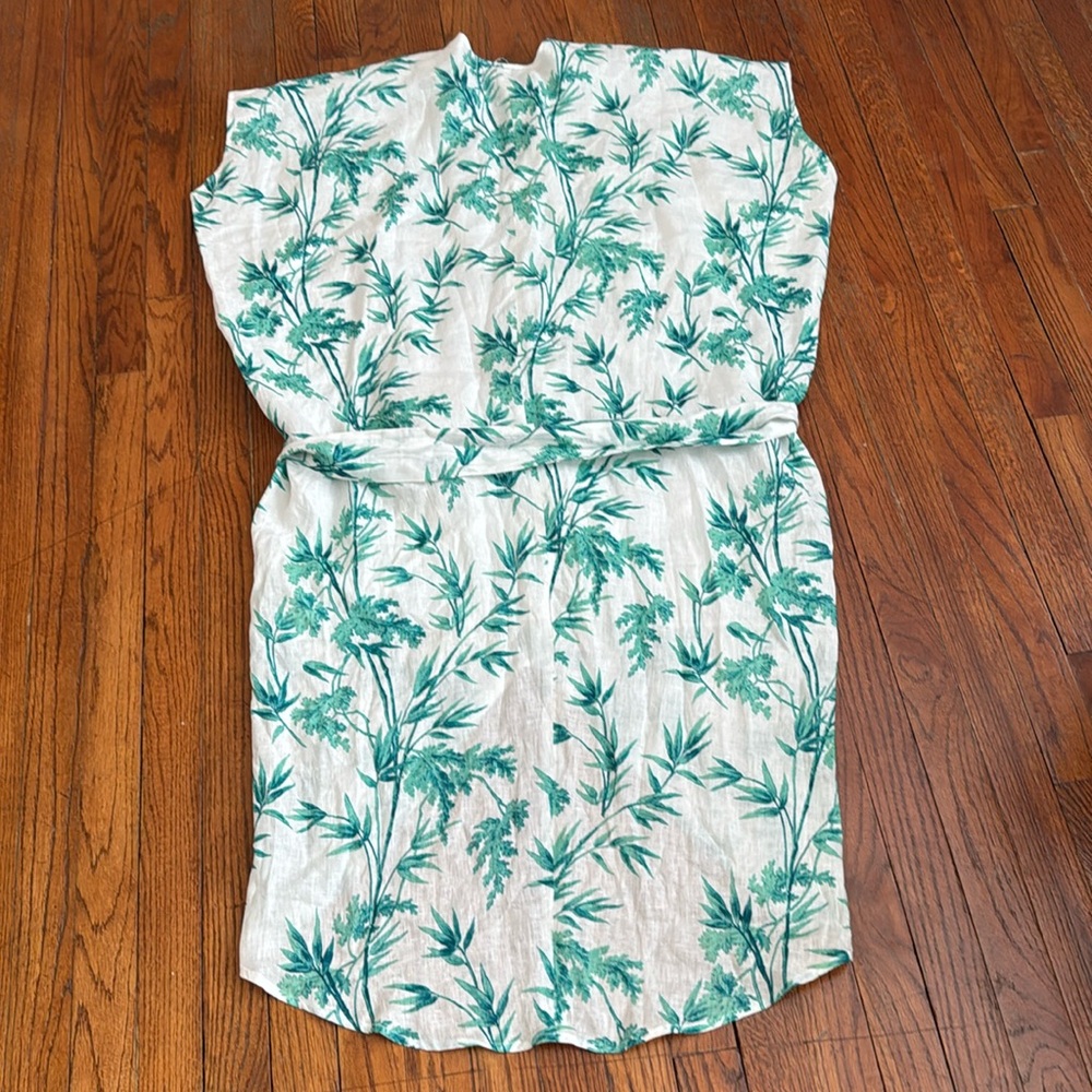 O/S Petite Hatch The Linen Riviera Caftan Dress - Picture 5 of 7